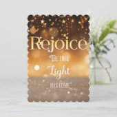 Christelijke Kerst Kaart (Staand voorkant)