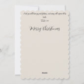 Christelijke Kerst Kaart (Achterkant)