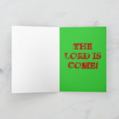 Christelijke Kerst Kaart (Binnen)