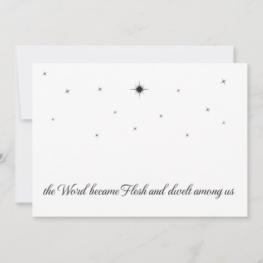 Christelijke Kerst Kaart 2023 Eenvoudig ontwerp (Voorkant)