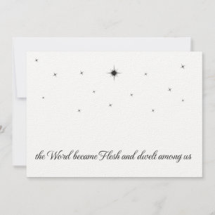 Christelijke Kerst Kaart 2023 Eenvoudig ontwerp