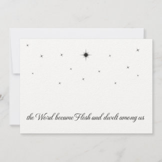 Christelijke Kerst Kaart 2023 Eenvoudig ontwerp