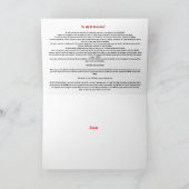 Christelijke kerst Kaart met evangelische boodscha (Binnen)