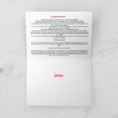 Christelijke kerst Kaart met evangelische boodscha (Binnen)