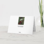 Christelijke kerst Kaart met evangelische boodscha (Achterkant)