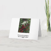 Christelijke kerst Kaart met evangelische boodscha (Achterkant)