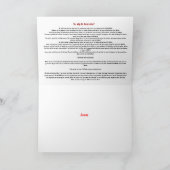 Christelijke kerst Kaart met evangelische boodscha (Binnen)