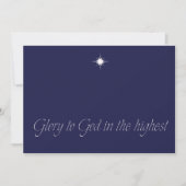 Christelijke kerst Kaart mooi eenvoudig (Voorkant)