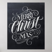 Christelijke kerst-kerstkalligrafie poster (Voorkant)