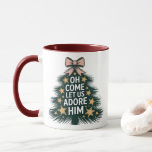 Christelijke kerst koffie Mok