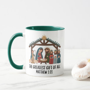 Christelijke kerst koffie Mok
