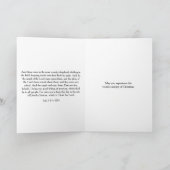 Christelijke Kerst Lukas 2 Herders Feestdagen Kaart (Binnen)