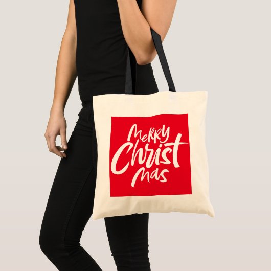 Christelijke kerst met feestelijke feestdagen voor tote bag (Voorkant (product))