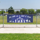 Christelijke kerst — nationaliteit spandoek (Insitu)