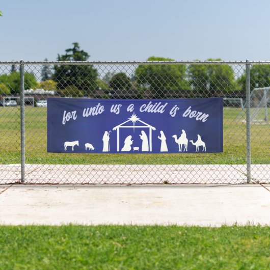 Christelijke kerst — nationaliteit spandoek (Insitu)