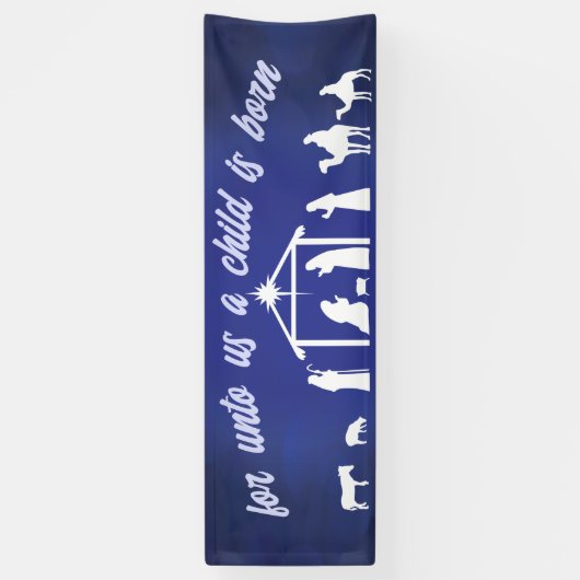 Christelijke kerst — nationaliteit spandoek (Verticaal)