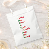 Christelijke kerst religieus jezus acrostic bedankzakje (Geknipt)
