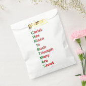 Christelijke kerst religieus jezus acrostic bedankzakje (Gezegeld)