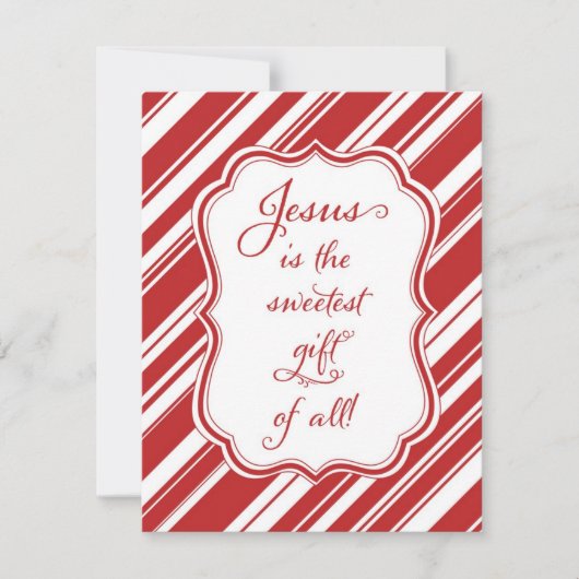 Christelijke kerst van Jezus Rood en Wit (Voorkant)