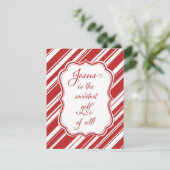 Christelijke kerst van Jezus Rood en Wit (Staand voorkant)