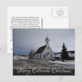 Christelijke Kerst "Vrolijk Colorado Kerst" Briefkaart (Voorkant / Achterkant)
