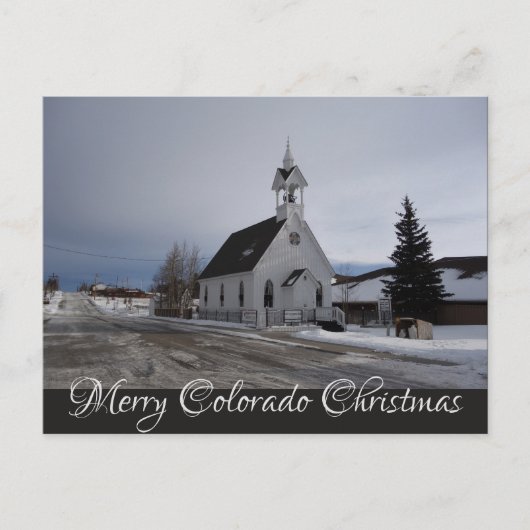 Christelijke Kerst "Vrolijk Colorado Kerst" Briefkaart (Voorkant)