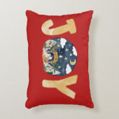 Christelijke Kerst Waterverf Geboorte Rood Accent Kussen (Voorkant(Verticaal))