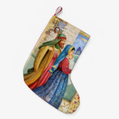 Christelijke kerstbedekking kleine kerstsok (Voorkant (Hangend))