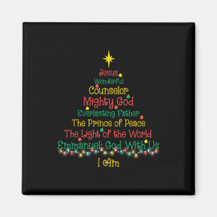 Christelijke kerstbijbel noemt kerstboom Sh Magneet