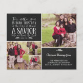 Christelijke kerstboomfoto met kerstcadeau (Voorkant)