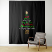 Christelijke kerstboomShirten Wandkleed (In situ)