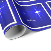 Christelijke kerstcadeaubonnen met de Nord Star Be Cadeaupapier (Rol Hoek)