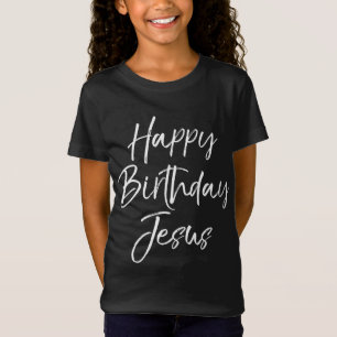 Christelijke kerstcadeaus cadeau fijn gefeliciteer t-shirt