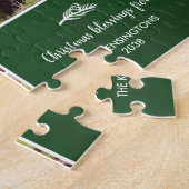 Christelijke kerstcollage Luke 2-foto Legpuzzel (Zijkant)