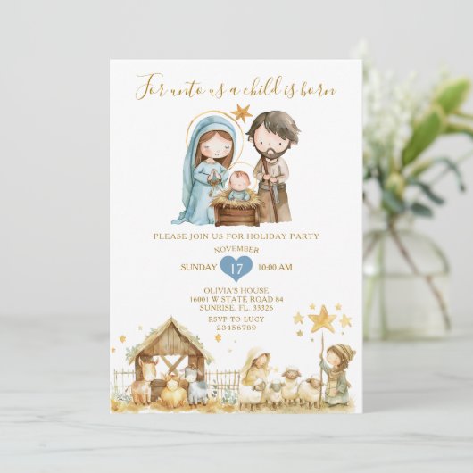 Christelijke Kerstfeest Kerstfeest Kaart (Staand voorkant)