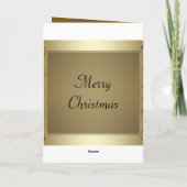 Christelijke kerstfeestdag feestdagen kaart (Achterkant)