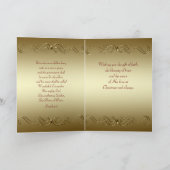 Christelijke kerstfeestdag feestdagen kaart (Binnen)