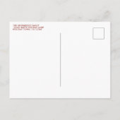 Christelijke kerstfeestdag met kerstversie - Typog Feestdagenkaart (Achterkant)