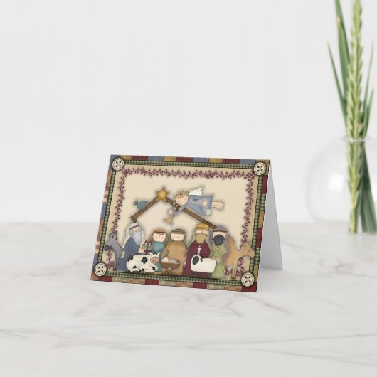 Christelijke kerstfeestdag voor religieuze doelein feestdagen kaart (Voorkant)