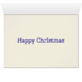 Christelijke kerstfeestversie voor  kunsten (Binenzijde Horizontaal (Onderkant))