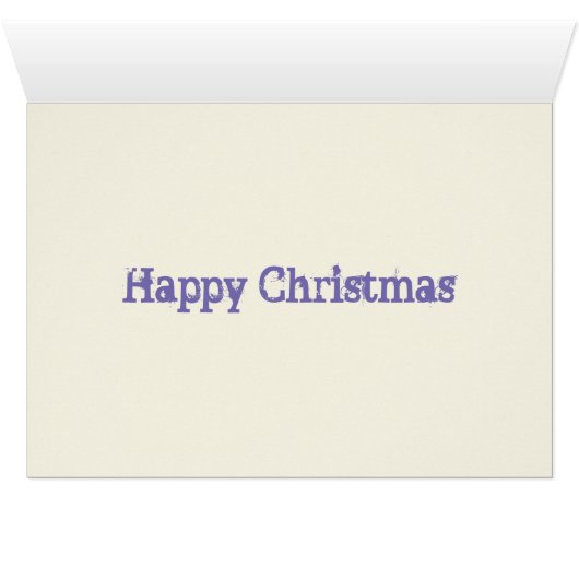 Christelijke kerstfeestversie voor  kunsten (Binenzijde Horizontaal (Onderkant))