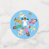 Christelijke kerstfeestzegeningen en wensen confetti (Kleine voorkant)