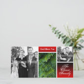 Christelijke kerstfotokaarten Afbeeldingen voor fe Feestdagenkaart (Staand voorkant)