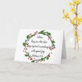 Christelijke kerstgeschrift voor Inspirerend Kaart (Gele Bloem)