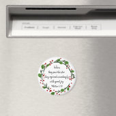 Christelijke kerstgeschrift voor Inspirerend Magneet (Insitu (Vaatwasser))