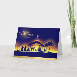 Christelijke kerstkaart feestdagen kaart