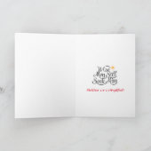 Christelijke kerstkaart feestdagen kaart (Binnen)