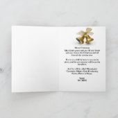 Christelijke kerstkaart feestdagen kaart (Binnen)