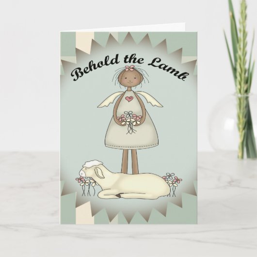 Christelijke Kerstkaart Feestdagen Kaart (Voorkant)