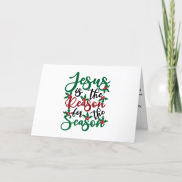 Christelijke kerstkaart feestdagen kaart